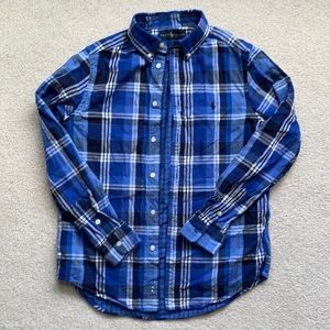 Boys Ralph Lauren Plaid Button down Shirt